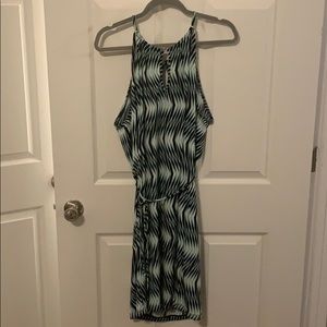 Banana Republic wrap swing dress with tie waist